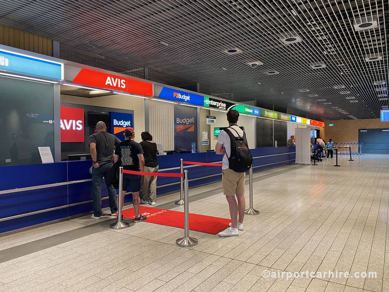 Luxembourg Airport Car Hire Desks