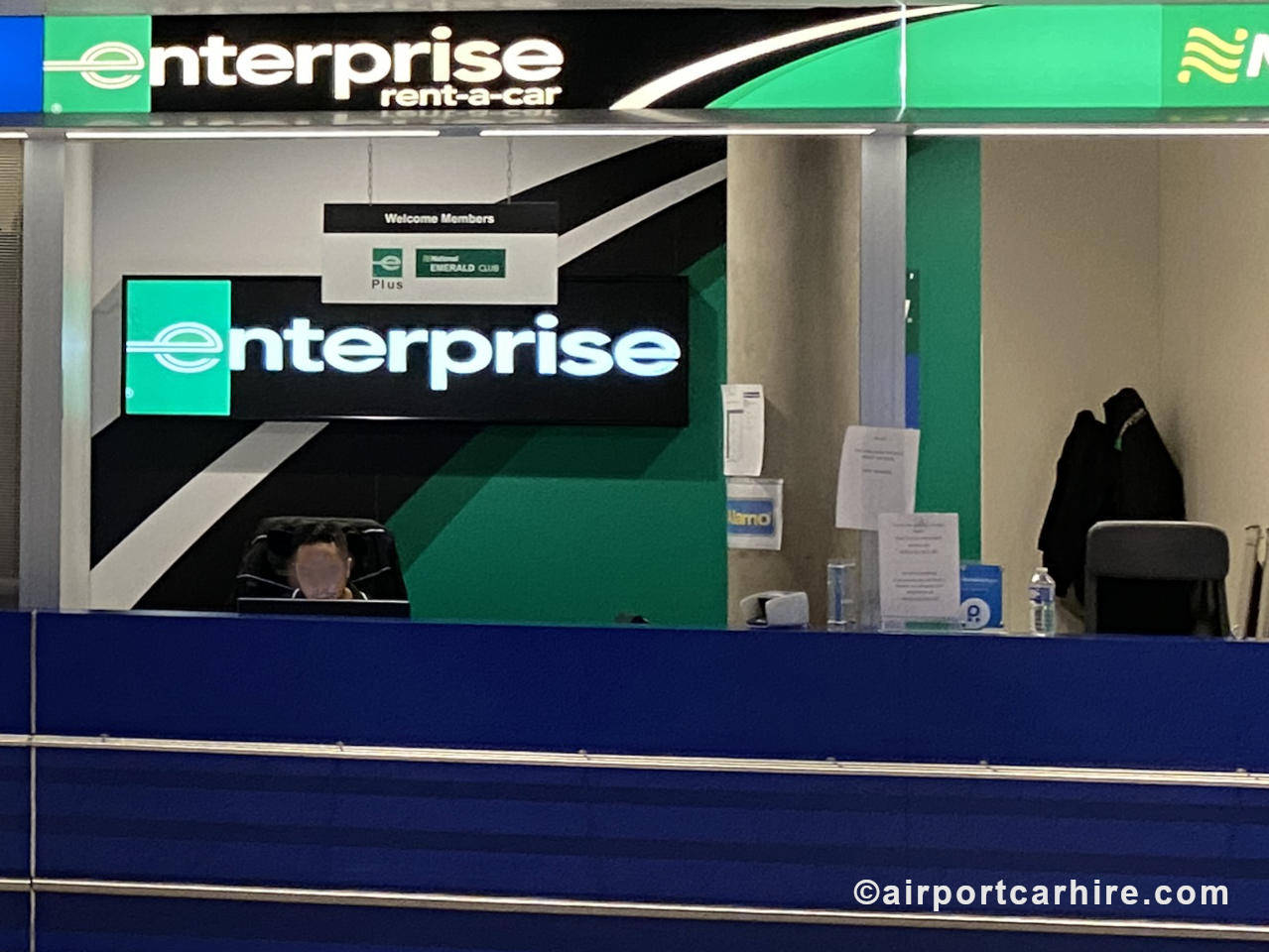 Luxembourg Airport Enterprise Car Hire Desk