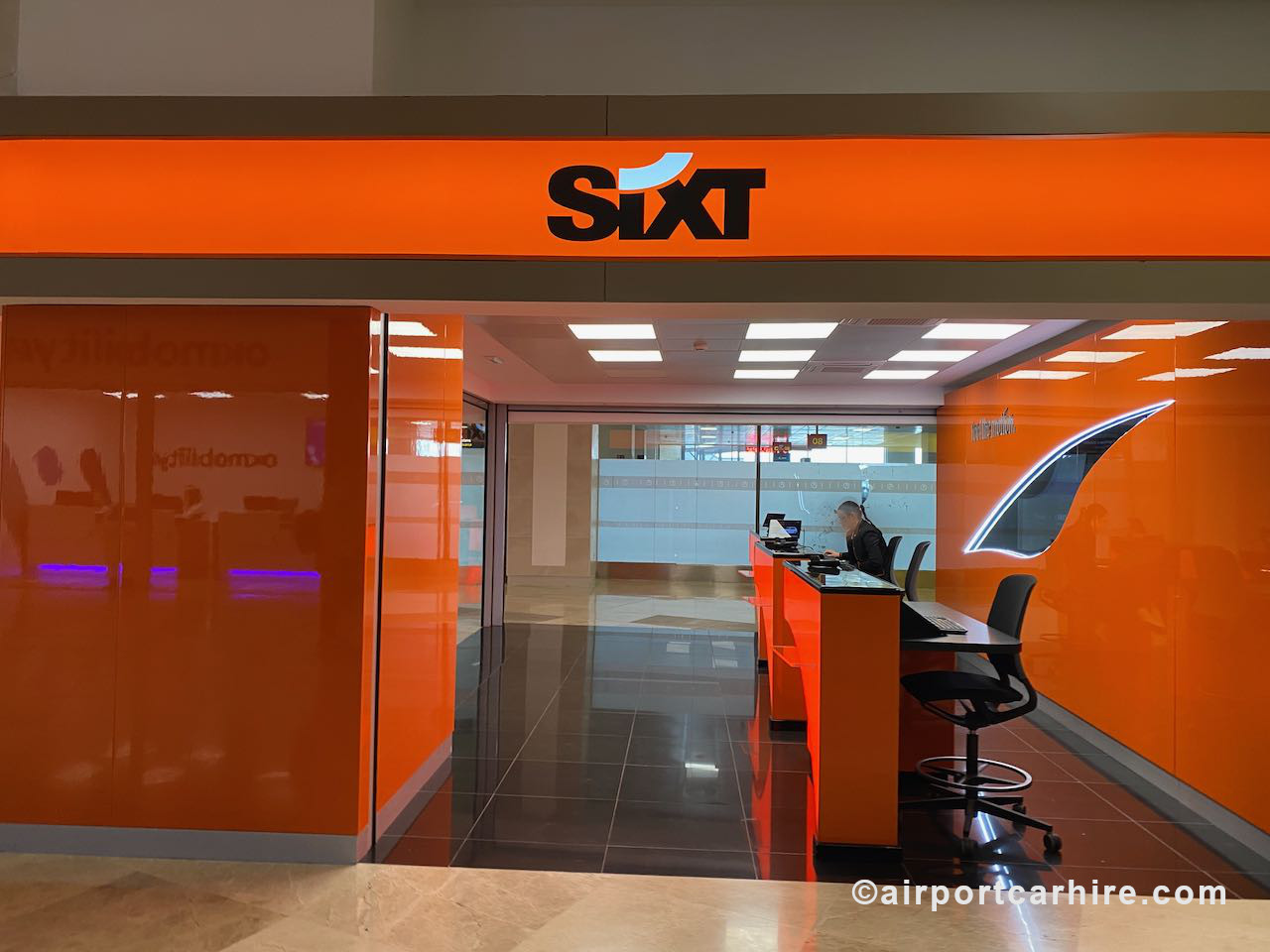 Valencia Airport Sixt Car Hire Desk