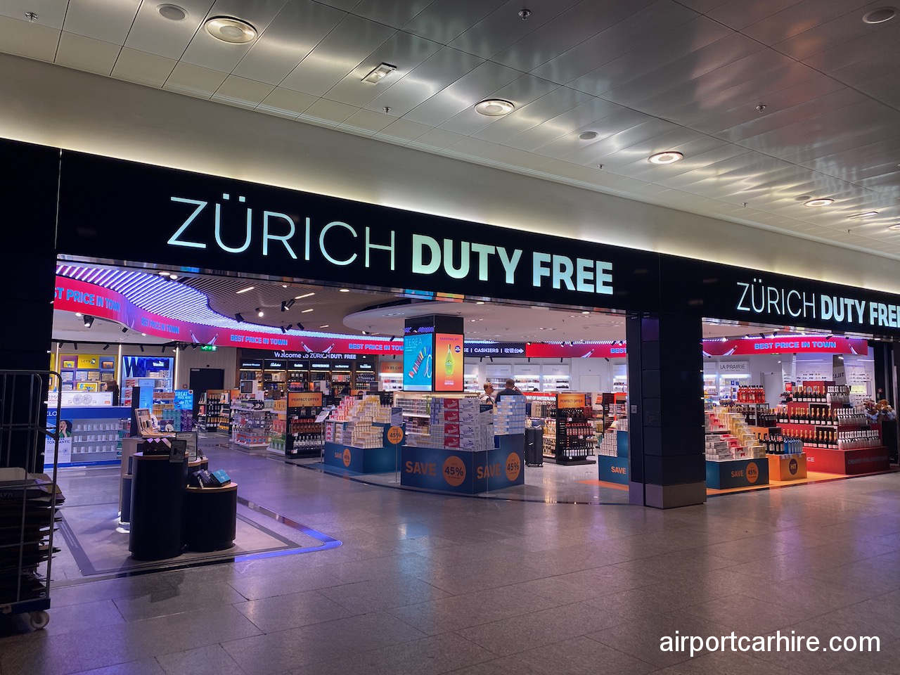 Duty Free Shop Zurich Airport